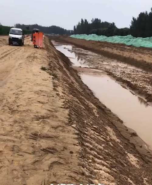 北京石景山区河道降水